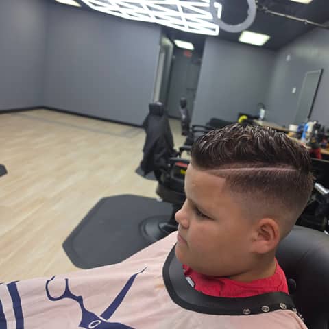 Haircut and grooming work at Legacy Studio Barbershop