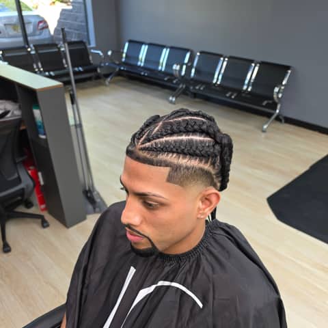 Haircut and grooming work at Legacy Studio Barbershop