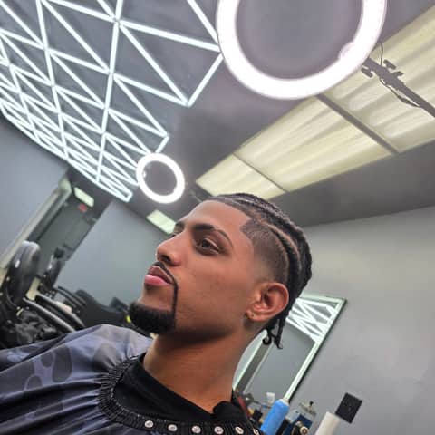 Haircut and grooming work at Legacy Studio Barbershop