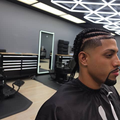 Haircut and grooming work at Legacy Studio Barbershop