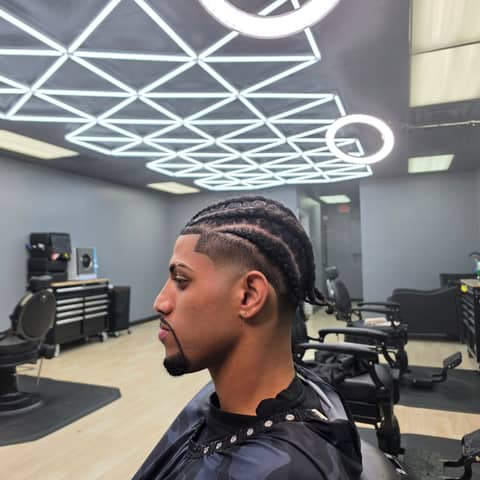 Haircut and grooming work at Legacy Studio Barbershop
