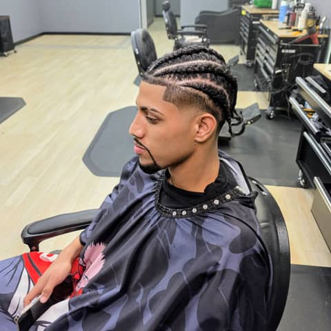 Haircut and grooming work at Legacy Studio Barbershop