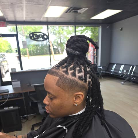 Haircut and grooming work at Legacy Studio Barbershop