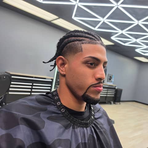 Haircut and grooming work at Legacy Studio Barbershop