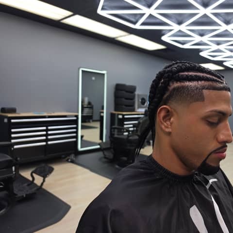 Haircut and grooming work at Legacy Studio Barbershop