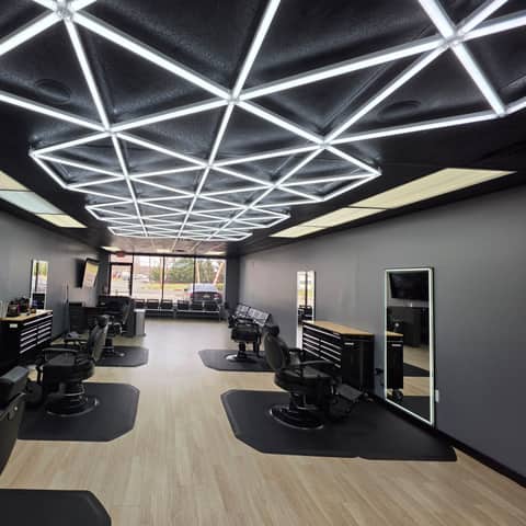 Haircut and grooming work at Legacy Studio Barbershop