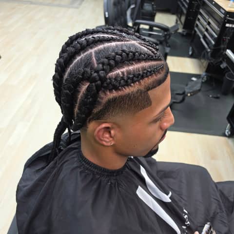 Haircut and grooming work at Legacy Studio Barbershop