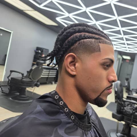 Haircut and grooming work at Legacy Studio Barbershop